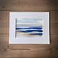 Orginal abstract water colour painting set in mount