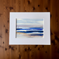 Orginal abstract water colour painting set in mount