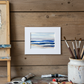 Orginal abstract water colour painting set in mount