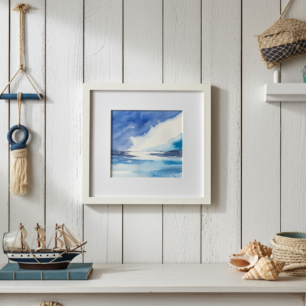 Impressionist modern watercolour orginal painting scottish isles